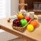 Fake Fruits Decoration, Artificial Fruits Kitchen Bowl Decor Realistic Faux Fruits